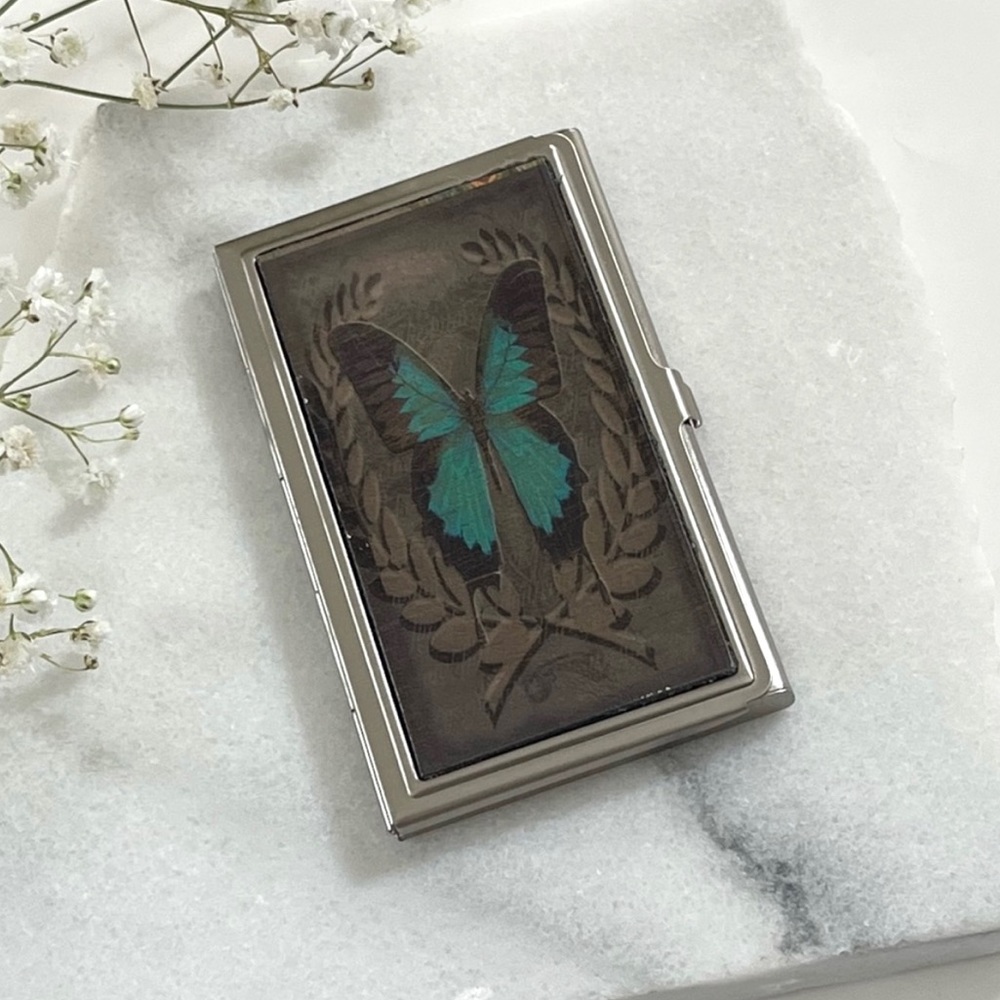 KBD USA Butterfly Card Holder
